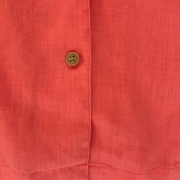 Preston & York 100% Plus Size Linen Blouse Size 18 - Picture 5 of 11